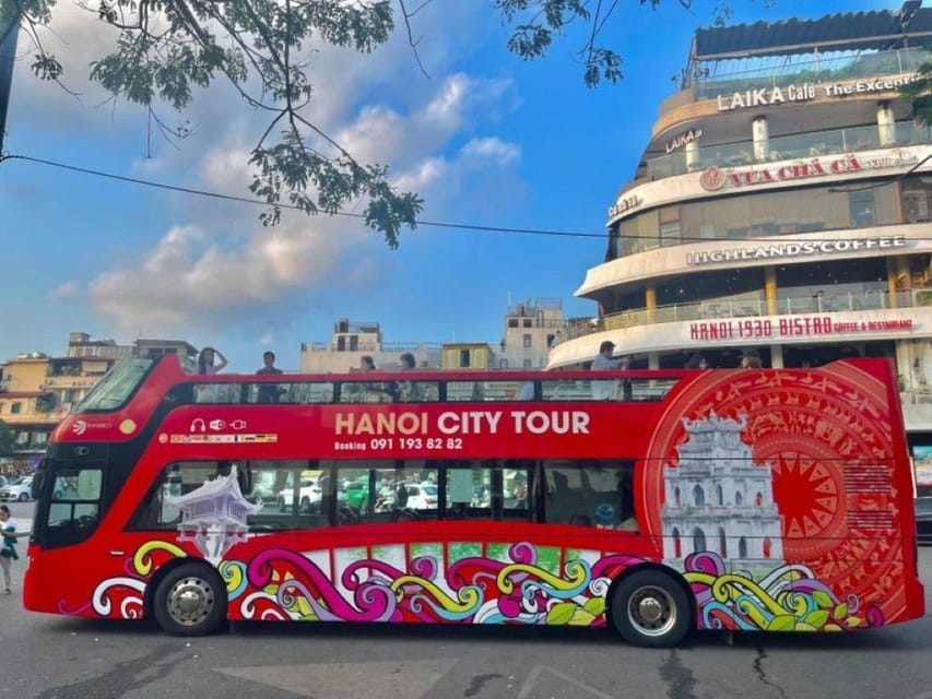 1 ROUND HANOI CITY TOUR + WATER PUPPET SHOW TICKET - A $17 value: bus loop plus Thang Long Water Puppet Theatre