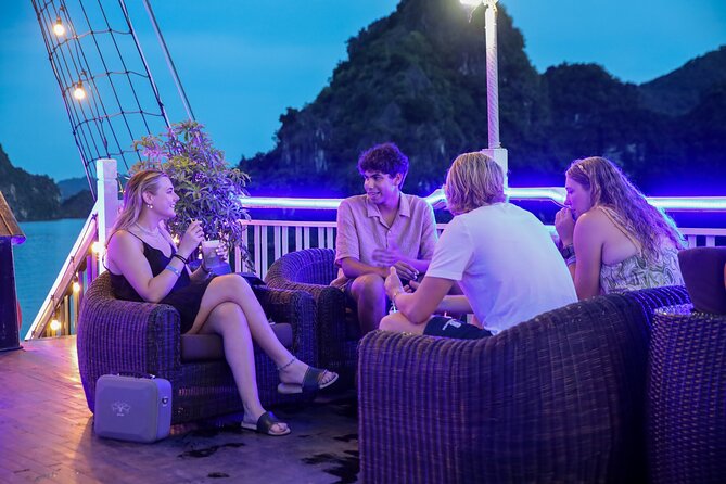 2 day Oasis Bay Cruise to Halong Bay from Hanoi - Outdoor jacuzzi time: the pause that makes the day work