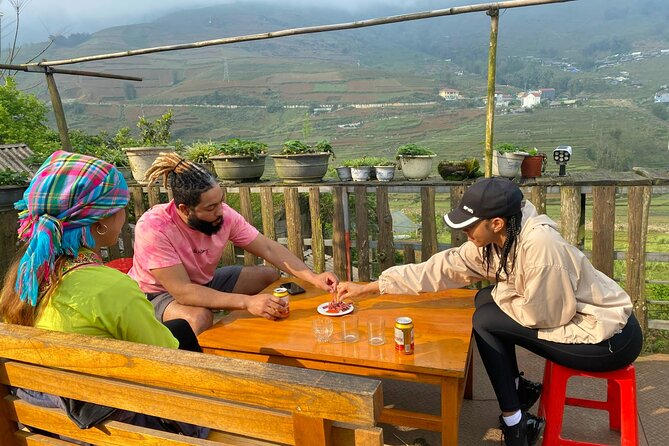 2-Day Trekking Adventure of Sapa from Hanoi with Night Bus - Dinner, local music, and social time in Ta Van