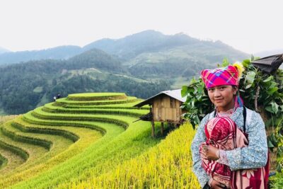 2-Day Trekking in Sa Pa from Ha Noi by sleeping bus - Y Linh Ho and Lao Chai: calm village views, not a speed-run