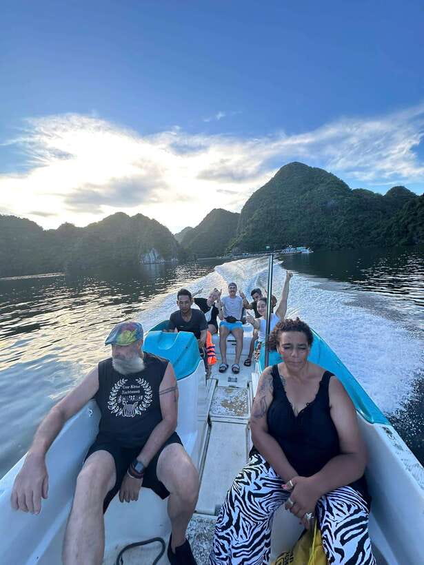 2 Days 1 Night Adventure: Cat Ba National Park, Lan Ha Bay - Ba Trai Dao Beach swim: a quieter shoreline moment