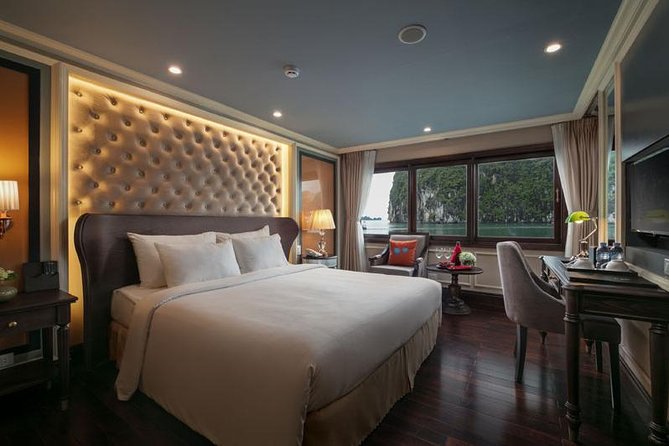 2 days - 1 night in Bai Tu Long Bay at 5 stars cruise - private balcony cabins - Bai Tu Long Bay feels calmer than the usual Halong routine