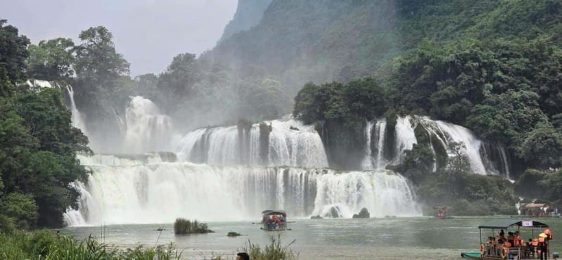 2-Night 1-Day Explore Ban Gioc Waterfall - Nguom Ngao Cave - Ban Gioc Waterfall: border drama in mist and power