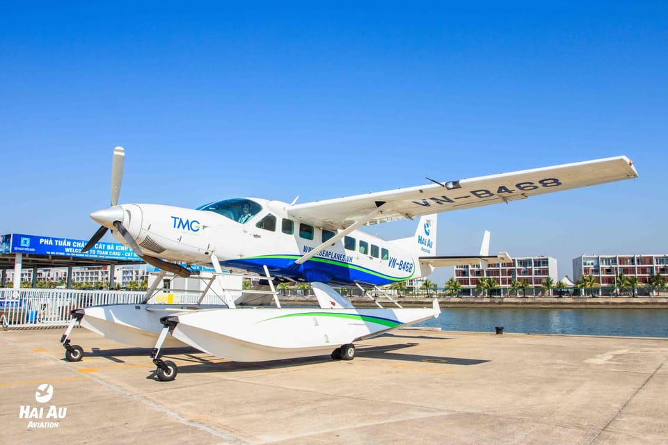 25 minutes sightseeing flight in Halong Bay by Seaplane - Tuan Chau Marina water base: the experience starts before you fly