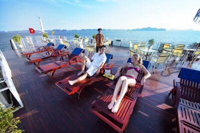 2D1N Ha Long Bay by Calypso Cruise, Caves, Meals, Transfer - Sunset party, happy hour, and a cooking class that actually teaches