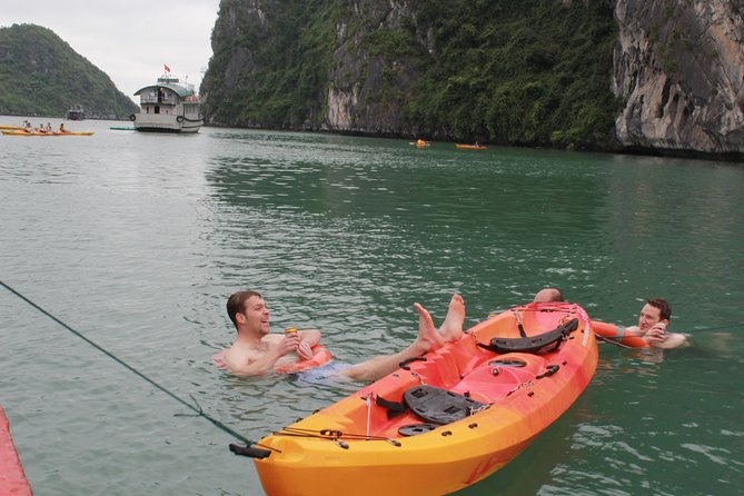 3-Day Cruise Relaxing and Kayaking on Oriental Sails - Day 3: sunrise again, then Luon Cave by sampan or kayak