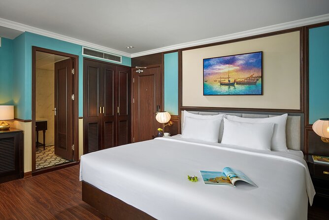 3-Day Cruise Tour to Halong Bay and Lan Ha Bay from Hanoi - Ship life: pools, slide, mini-golf, and food that holds up