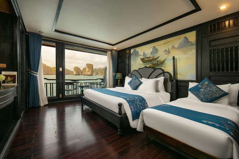 3 Day - Hanoi City Tour - Lan Ha Bay 5 Star Cruise & Balcony - Food and Drinks: Spring Rolls to Seafood Dinner, Plus Western Choices