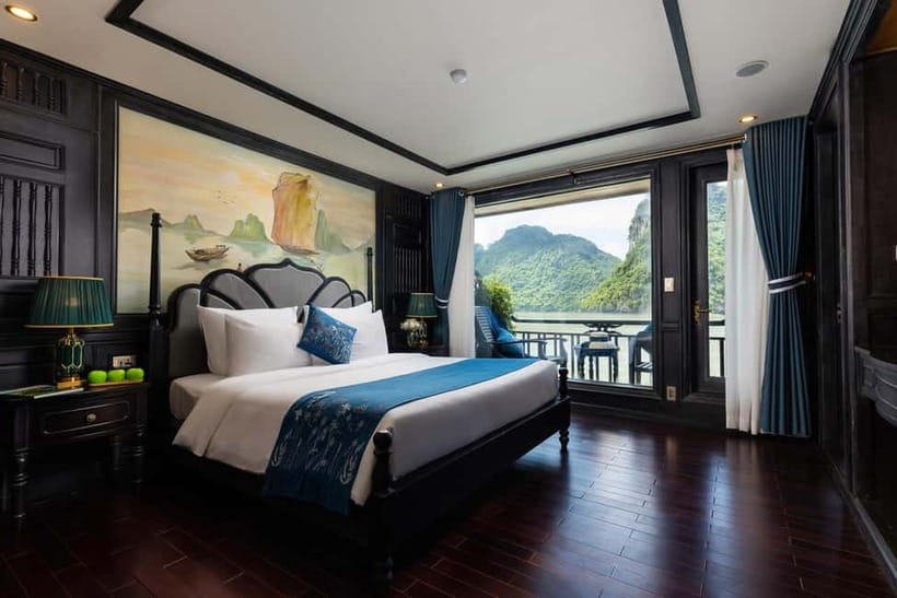 3-Day Lan Ha Bay & Viet Hai 5★ Cruise + Free Hanoi Pickup - Day 3: Breakfast sun, sundeck time, and tender-boat return to harbor
