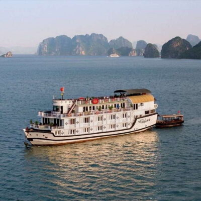 4-star Halong Paloma Cruise 2D1N Trip - Day 1: Thien Canh Son Cave, emerald water time, and sunset party at Cong Dam