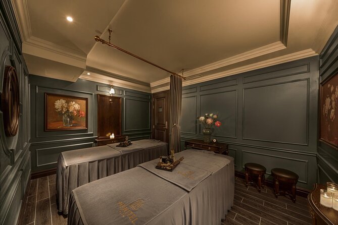 75 Mins Body Massage (Aroma/Vietnamese/Deep/Hot Stone) - Finding 151 P. Hàng Bông and settling into a private room