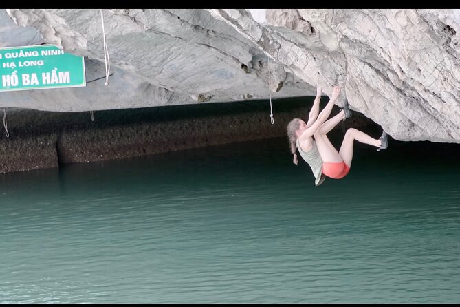 A half day deep water soloing in Lan Ha Bay - Cat Ba. - Lan Ha Bay Waterline Climbing: Why This One Works