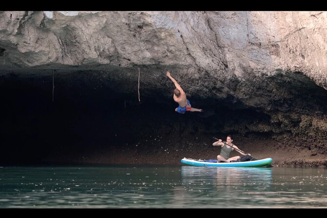 A half day deep water soloing in Lan Ha Bay - Cat Ba. - Your Guide: English Support That’s More Than Directions