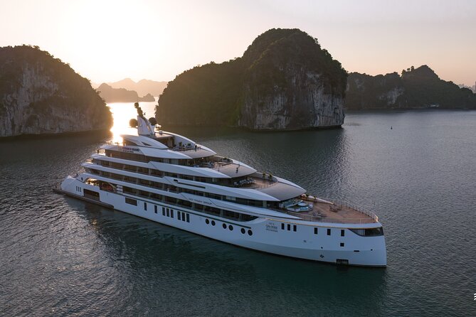 ALL Inclusive: Halong Bay Overnight Luxury Cruise Collection - Ti Top Island: viewpoint climb plus a classic beach break