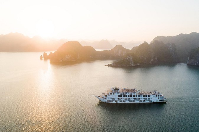 Ambassador Cruises 2-day Explore Halong Bay from Hanoi - Ti Top Island: swim, climb, and earn your bay views