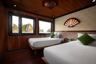 Bai Tu Long bay Deluxe cruise 2D1N: fishing villages, meals, cave, kayaking - Cap La Island kayaking: your best mix of activity and scenery