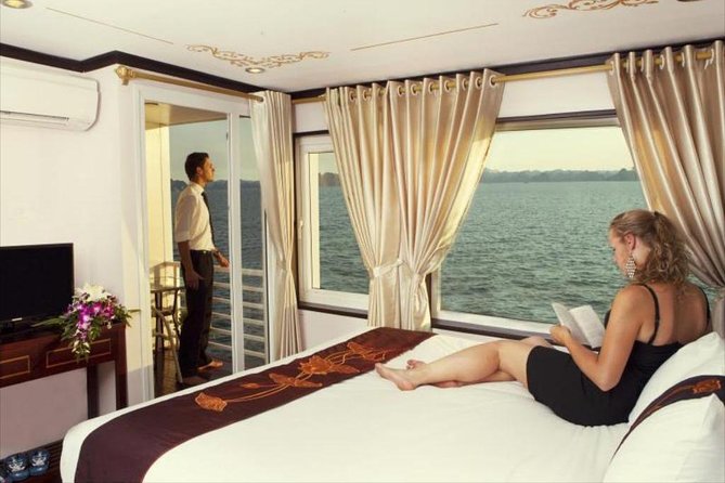 Bai Tu Long Bay Luxury Cruise 2D/1N: Visit Bai Tu Long bay & pristine places - Day 2 morning Tai Chi, then cave time or relaxing onboard