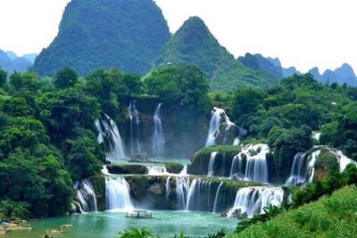 Ban Gioc Waterfall 2 Days 1 Night From Hanoi - Day 1: Nguom Ngao (Tiger Cave) breaks up the travel day