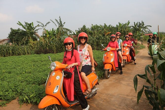 Beautiful Female Riders Vespa Red River Countryside Tour 5 Hours - Safety and comfort: what you can expect on the Vespa