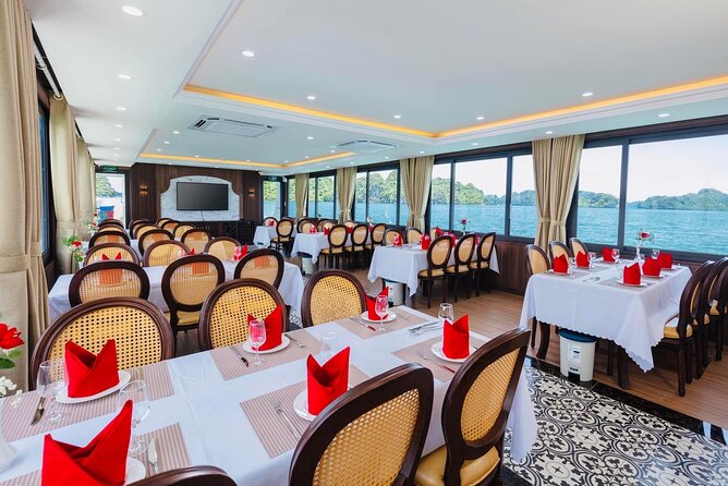 Best Halong Bay Tour One Day On Luxury Cruise 6 Hours Cruising - Ti Top Island and the climb for the Halong Bay 360 view