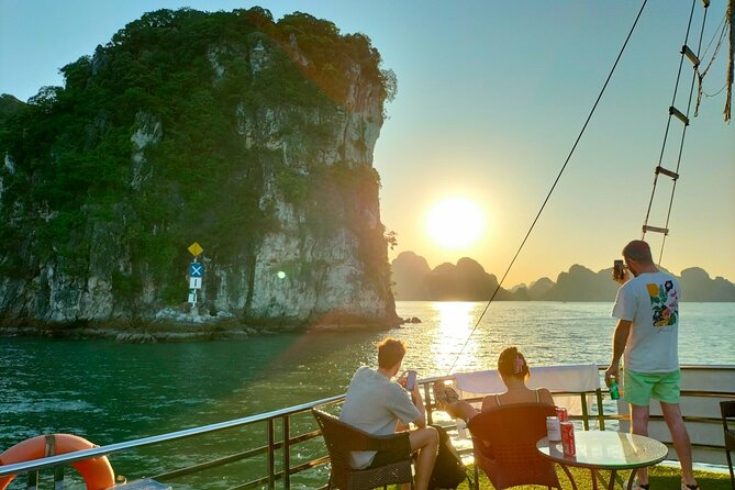 Best Price Halong Bay Full-Day Trip,Cave,Titop,Kayak By Transfer - Luon Cave water-cave time: kayak option vs bamboo boat calm