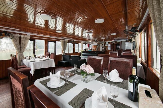 BOUTIQUE CRUISES Halong Bay 2 Days,1 Night Tour: Swimming,Caving, and Kayaking - Sung Sot Cave and Titov Island: The Stops with the Big Payoff