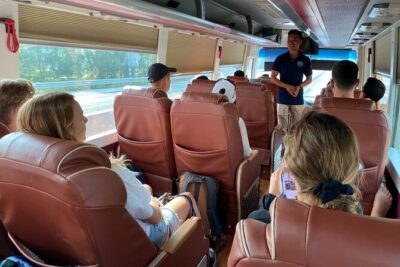 Bus Hanoi to Cat Ba Island with Cat Ba Express - The exact route: bus to Got, short speedboat, then bus into town