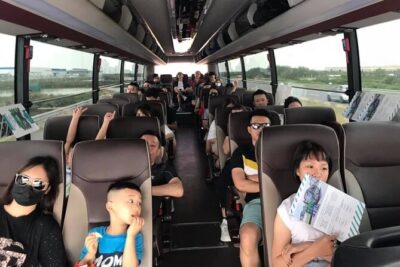 Bus Transfer from Hanoi to Cat Ba - The Bus Ride to Got Pier: Air Conditioning Plus Wi‑Fi