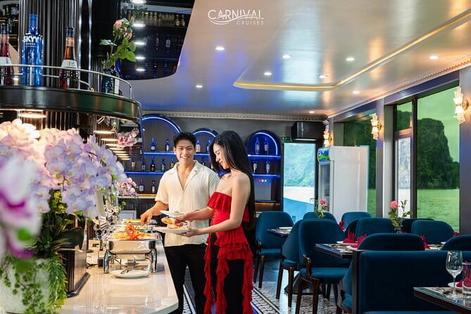 Carnival Cruise: Halong Luxury Cruise Day Trip -Swim, Kayak, Cave - Sung Sot Cave: the big cave stop, with time to hike
