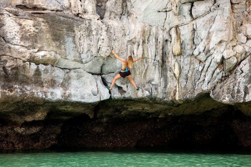 Cat Ba: Advanced Rock Climbing & Cliff Jumping Boat Tour - Key highlights at a glance