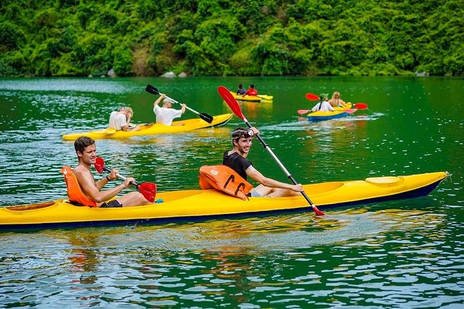 Cat Ba Island - Lan Ha Bay 2 days 1 night - Overnight at Cat Ba Hotel - Van Boi Beach, tide timing, and sea high-jumps when conditions are right