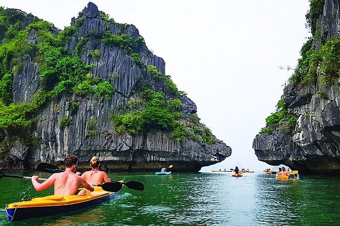 Cat Ba Island - Lan Ha Bay 2 days 1 night - Overnight at Cat Ba Hotel - Day 2 on the water: Cai Beo floating houses, then Tai Keo Cave by kayak