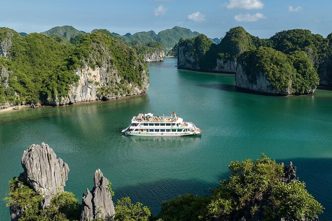 Cat Ba Island & Lan Ha Bay Luxury Cruise Day Trip with Lunch - The VIP cruise segment: swimming, kayaking, and a floating water slide