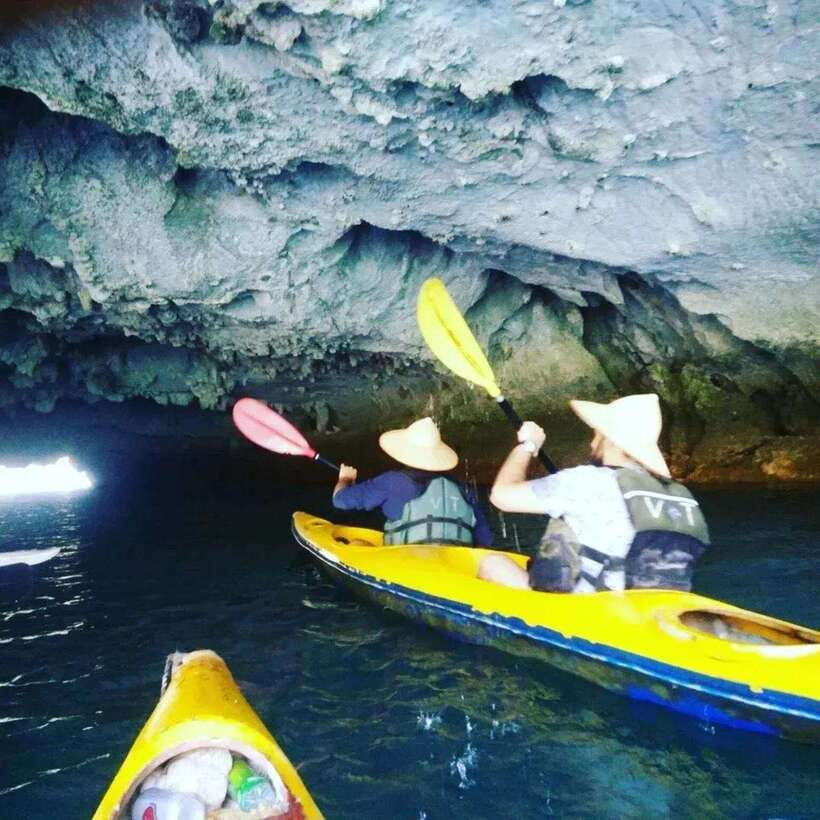 CatBa :3D2N Lan Ha bay-Ha Long bay- Viet Hai Village - Day 1 on the water: Floating Fishing Village to cave kayaking