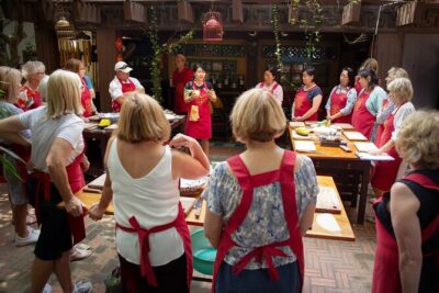 Cooking class with market visit - Inside the cozy garden-house setting