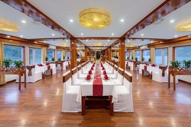 Crown Legend Cruise Ha Long 2 Days 1 Night - Day 2: Tai Chi sunrise and Sung Sot Cave’s big indoor drama