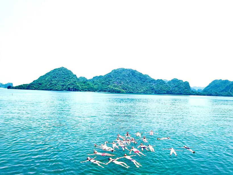 Đảo Cát Bà : 1Day Kayaking,Swimming,Cycling,Snorkeling,Lunch - The return cruise and the day’s “breather” time