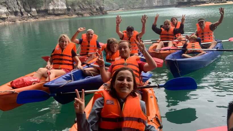 Đảo Cát Bà : 1Day Kayaking,Swimming,Cycling,Snorkeling,Lunch - Cycling to Viet Hai village: rice fields, local life, and that unusual fish moment