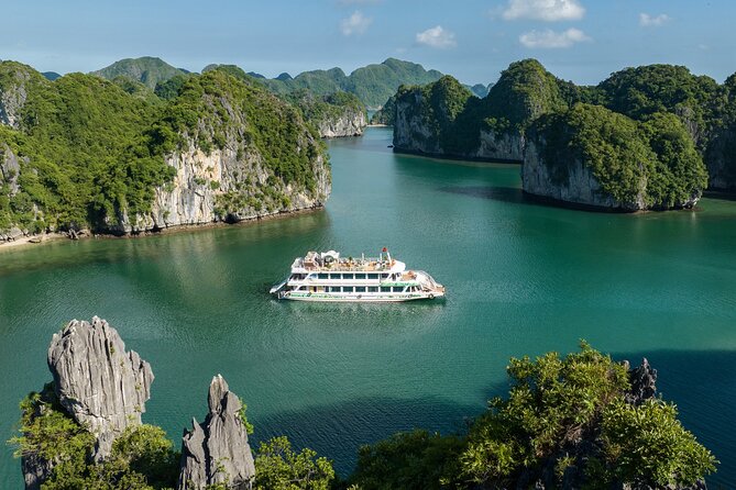 Day Tour Serenity Cruise at Lan Ha Bay from Hanoi, Hai Phong - Kayaking, swimming, jumping, and slides: the active water window