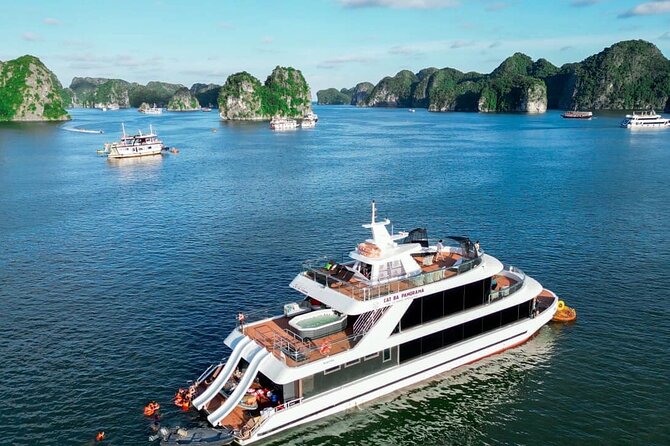 D'Charme Luxury Day Cruise Discover the MOST Stunning Lan Ha Bay - Food, Water Toys, and the Four-Season Jacuzzi at Sunset