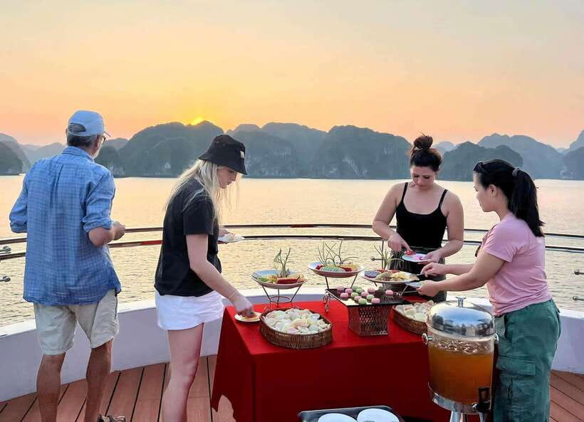 D'Charme Luxury Day Cruise Discover the Stunning Lan Ha Bay - First Impressions: a luxury yacht day on Lan Ha Bay