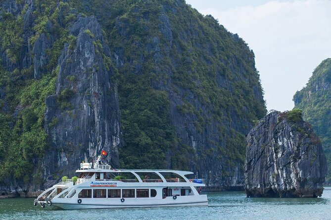 DELUXE Halong Cruise 1 Day Tour From Hanoi - Daily Operated - Lunch onboard: one of the best parts of a packed day