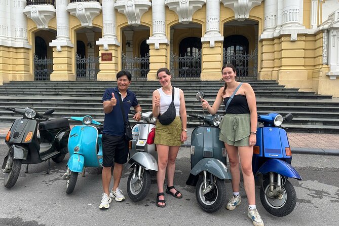 Discovery Inside Ha Noi City Tour By Vespa - Old Quarter food hour: Bún Chả and egg coffee in real streets