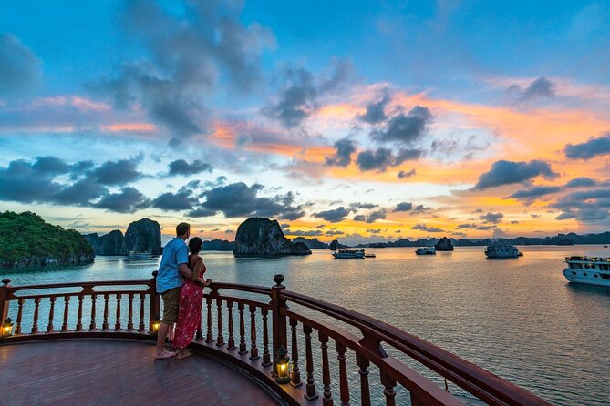Emperor Cruises Experience 2 Days 1 Night in Halong Bay. - Day 1: boarding, cruising, caves, and hands-on fun