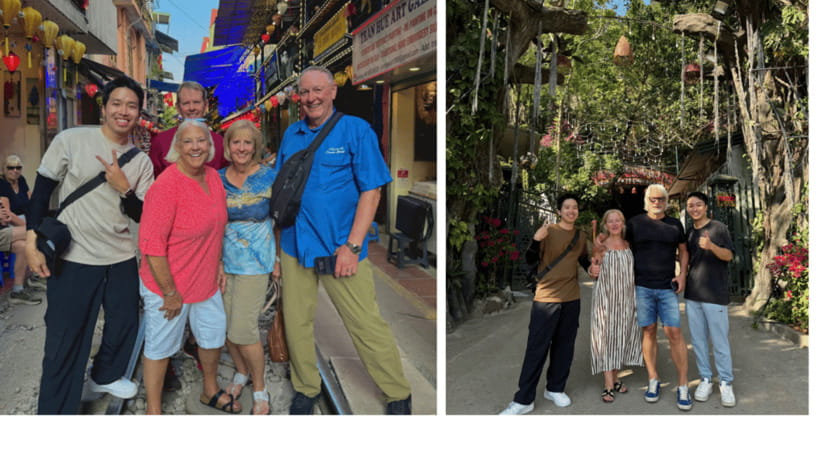 (EN/JP)Private tour with a local friend & Train Street visit - Old Quarter wandering with Hung: street food first, photos later