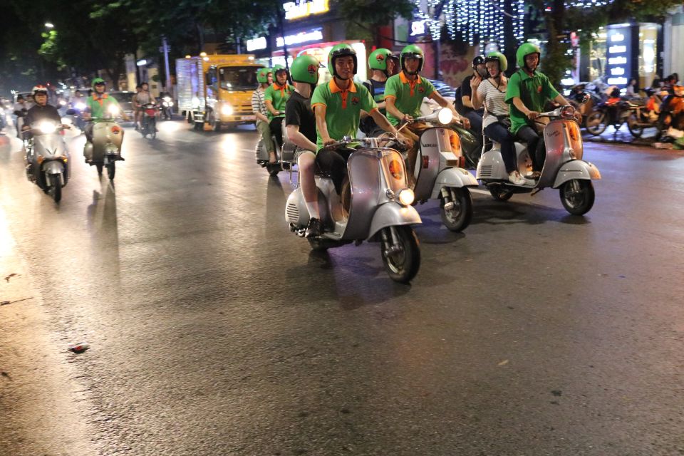 Enjoy Hanoi Like a Local - Vespa & Street Food Tour by Night - Around the French Quarter and Joseph’s Cathedral at Night
