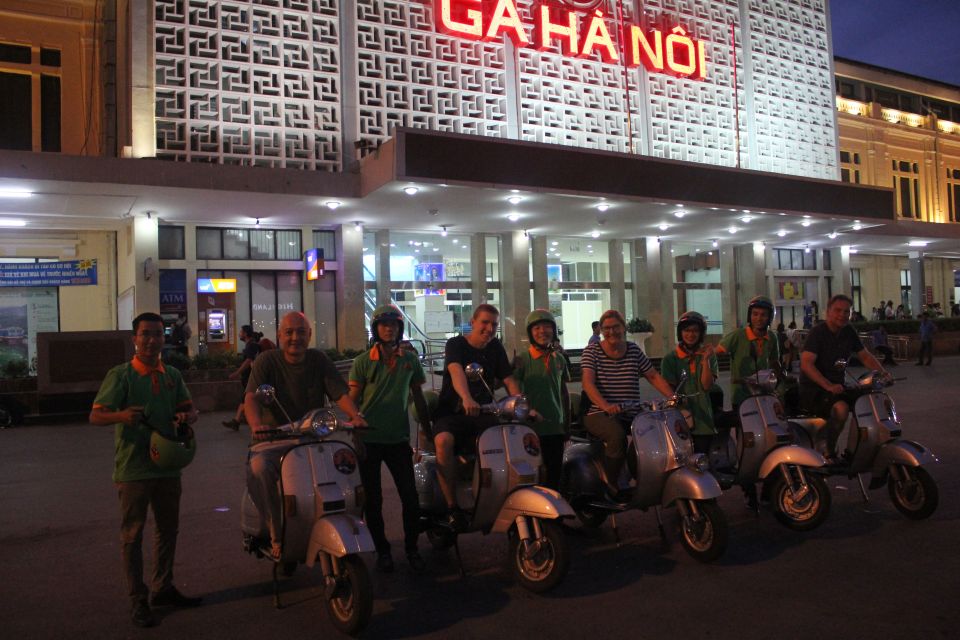 Enjoy Hanoi Like a Local - Vespa & Street Food Tour by Night - Long Bien Bridge Views: The Night Stop That Changes the Mood
