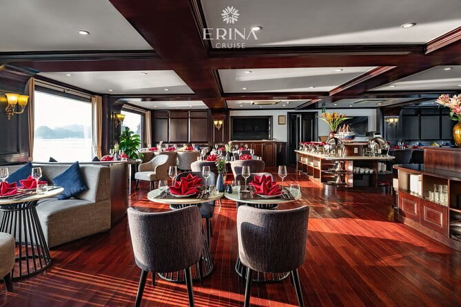 Erina Cruise 5-star cruise 2 day visit Lan Ha Bay private balcony - Tra Bau Kayaking and Swimming: The Kong Skull Island Connection