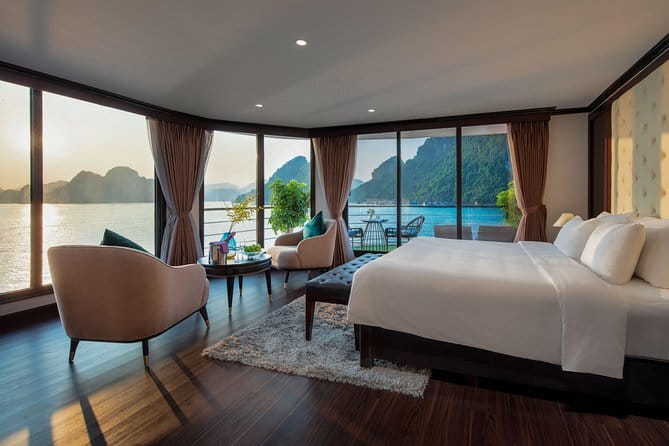 Erina Cruise 5-star cruise 2 day visit Lan Ha Bay private balcony - Food, Cooking Class, and the Kind of Meal Service That Saves Time