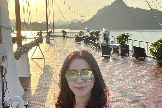 Erina Cruise Lan Ha Bay Halong Bay 3 days 2 nights depart from Hanoi Old Quarter - Day 2 Viet Hai Village biking plus hidden-island kayaking